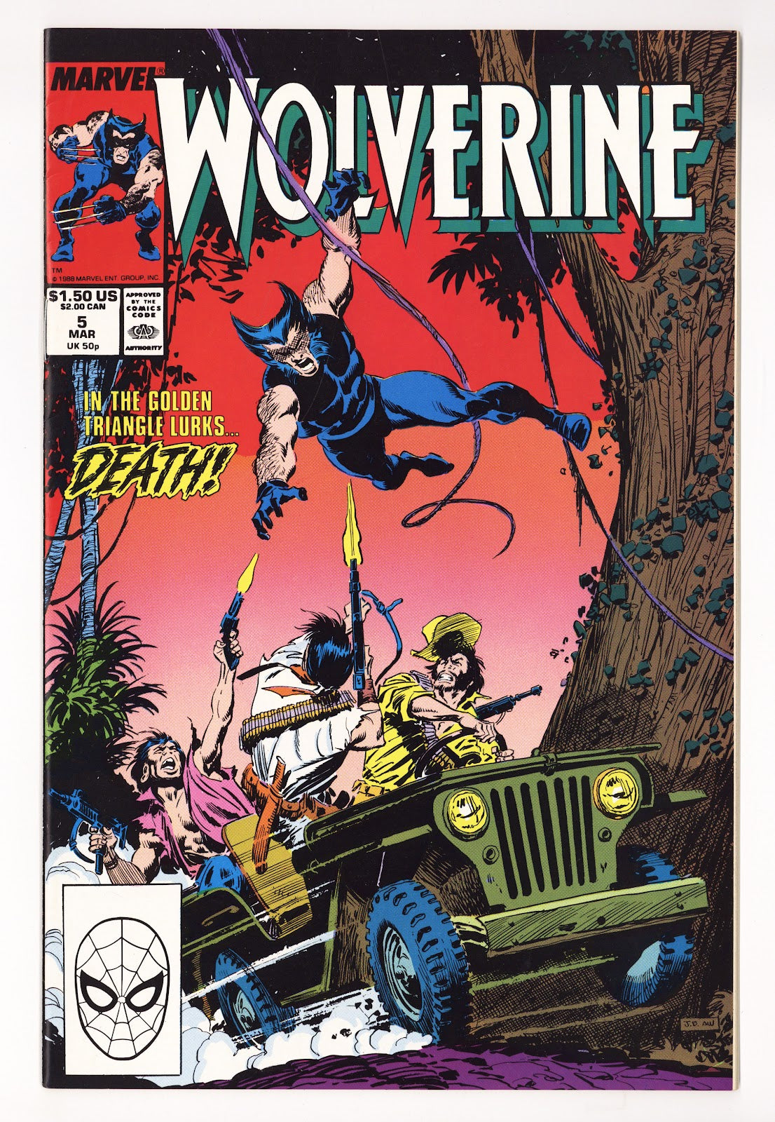 Wolverine Vol 2 5  High Grade   (1989)     