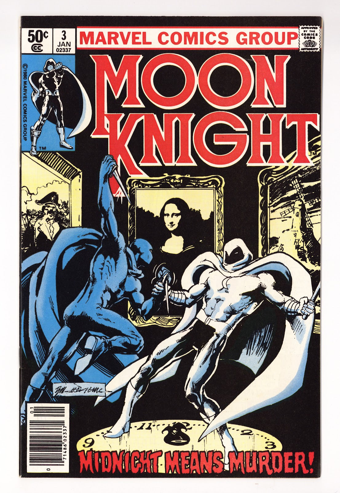 Moon Knight Vol 1 3 High Grade (1981) Newsstand 