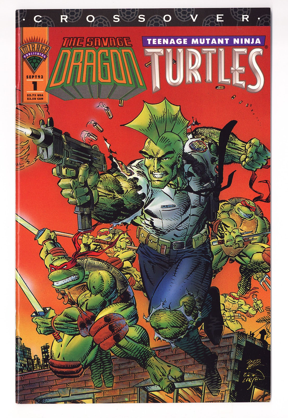 Savage Dragon / Teenage Mutant Ninja Turtle Crossover   1  High Grade   (1993)     