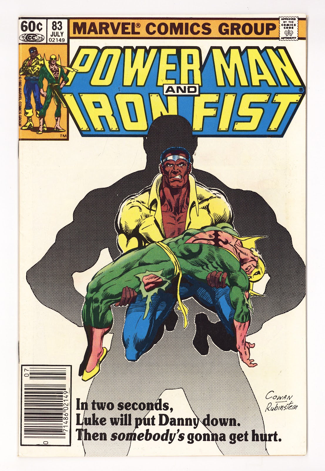 Power Man and Iron Fist Vol 1 83  High Grade   (1982)   Newsstand  