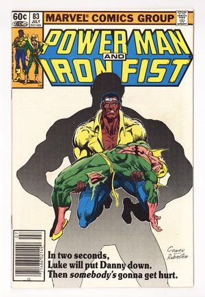 Power Man and Iron Fist Vol 1 83  High Grade   (1982)   Newsstand