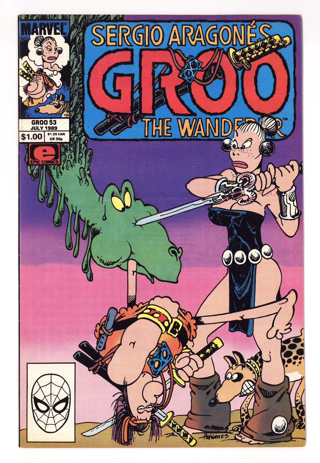 Sergio Aragones Groo the Wanderer Vol 2 53  Mid Grade   (1989)