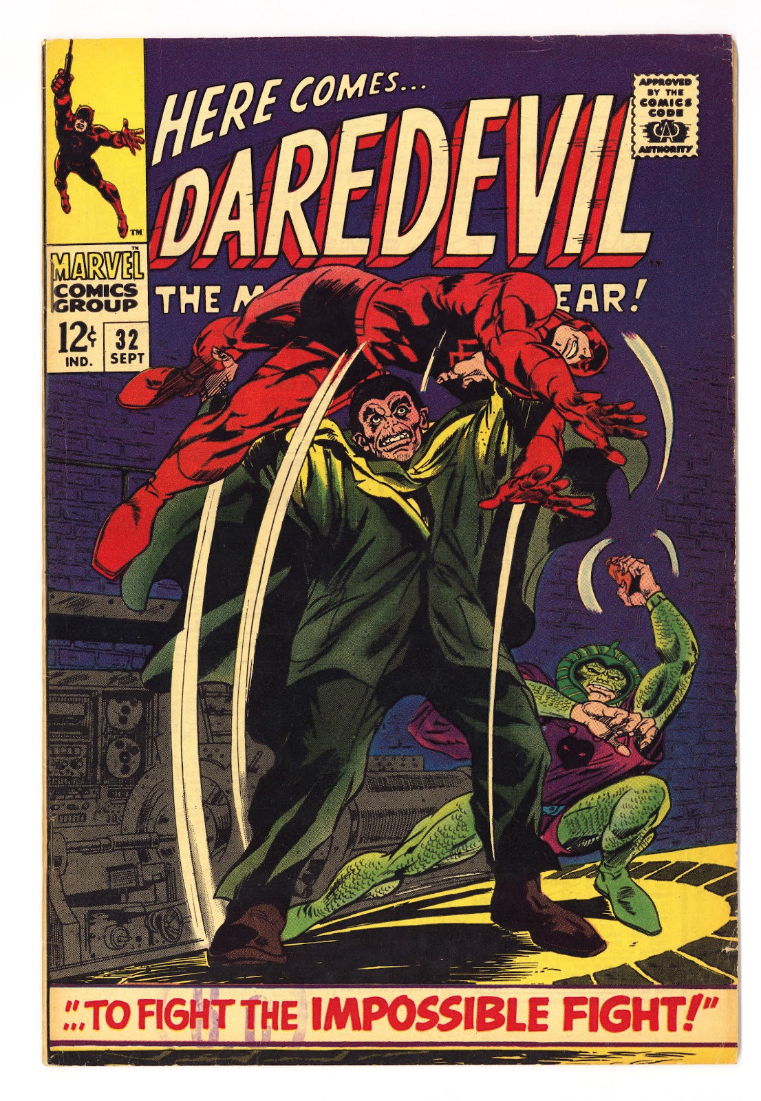 Daredevil Vol 1 32  VG/FN (5.0) Page Missing  (1967)