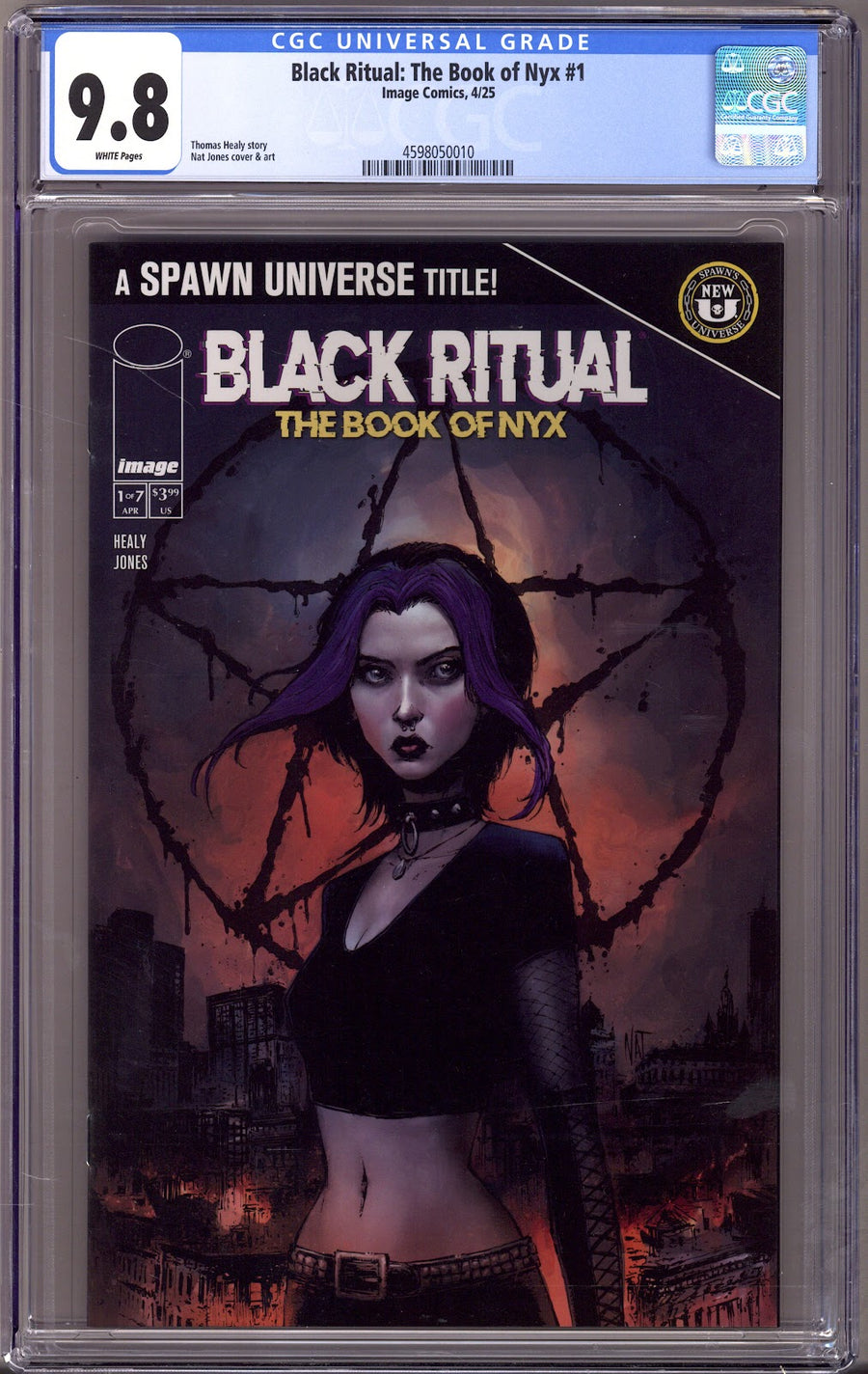 Black Ritual: The Book of Nyx 1 CGC 9.8 (NM/M) (2025) 