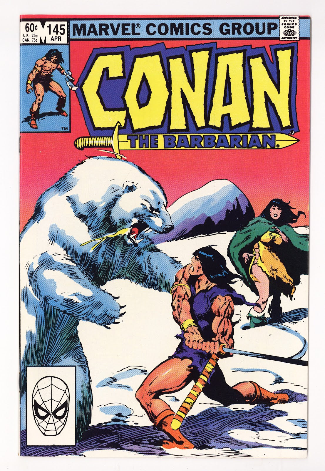 Conan the Barbarian Vol 1 145  High Grade   (1983)     