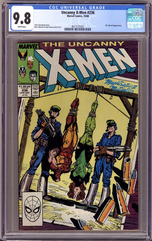 The Uncanny X-Men Vol 1 236 CGC 9.8 (NM/M)   (1988)