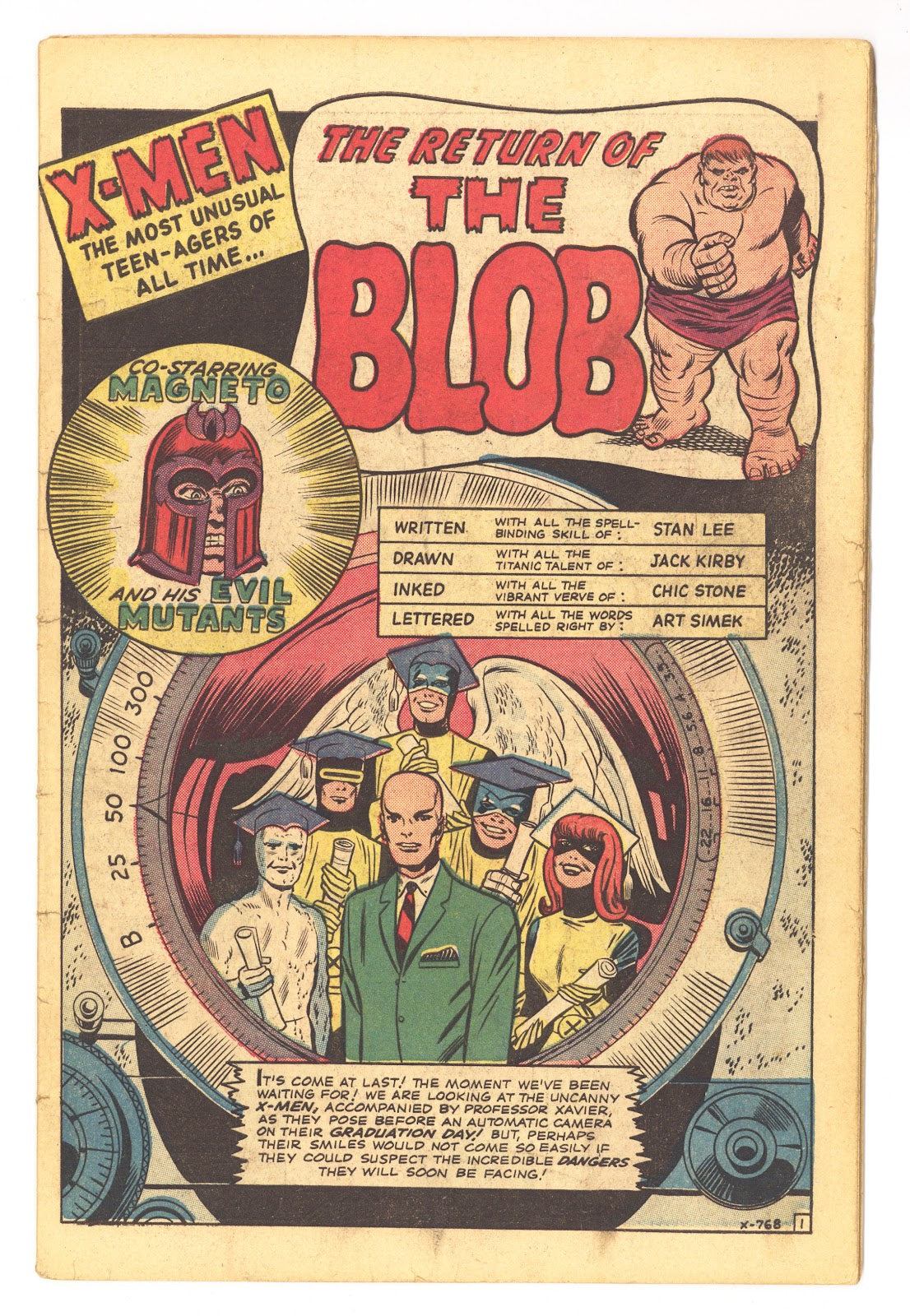 The X-Men Vol 1 7 Coverless (1964) 