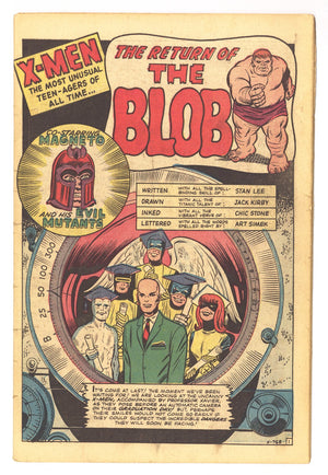 The X-Men Vol 1 7 Coverless (1964)