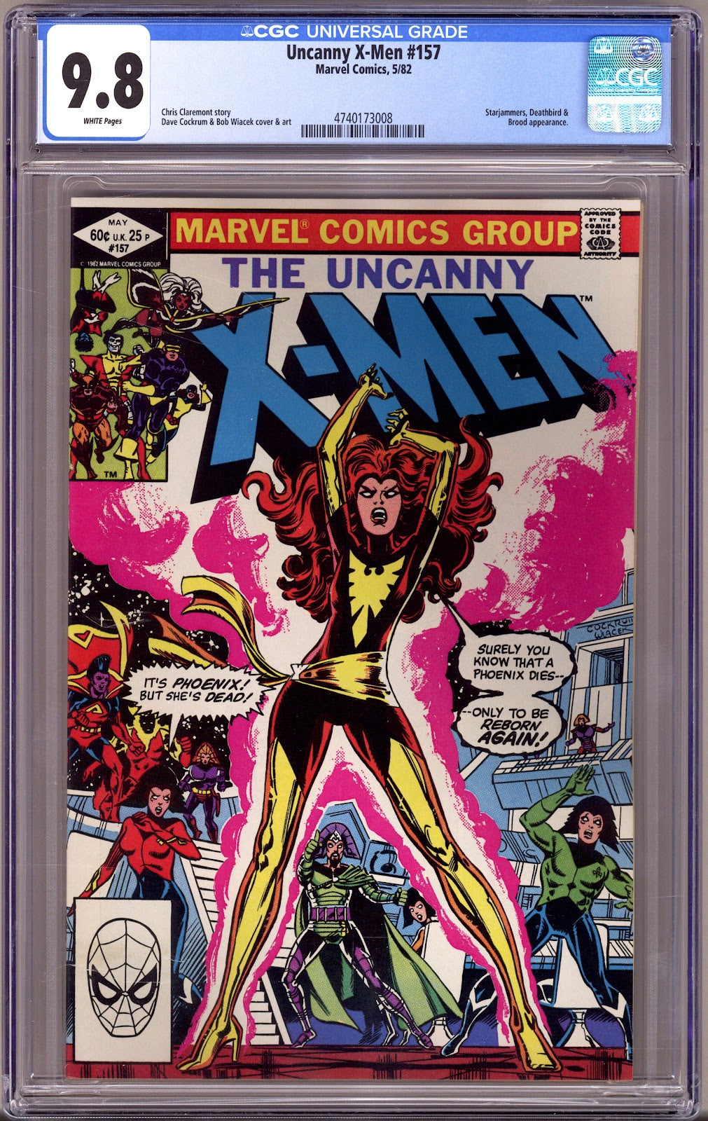 The Uncanny X-Men Vol 1 157 CGC 9.8 (NM/M) (1982) 