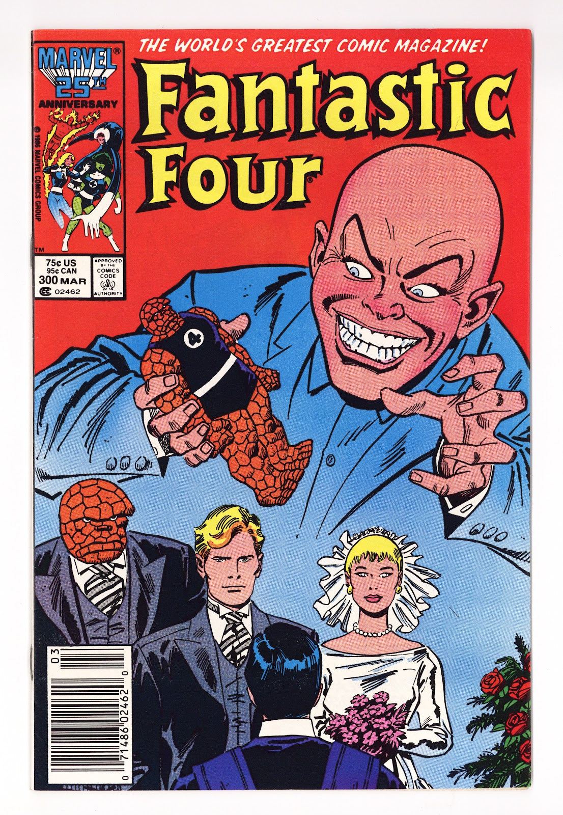 Fantastic Four Vol 1 300 Mid Grade (1987) Newsstand 