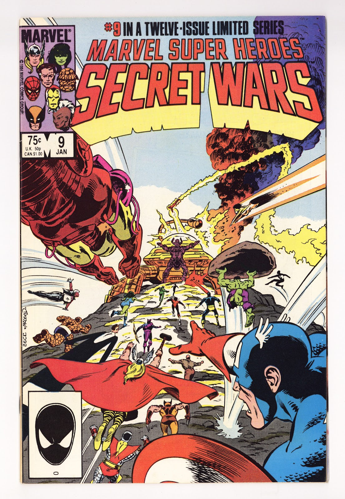 Marvel Super-Heroes Secret Wars Vol 1 9 VF- (7.5) (1985) 