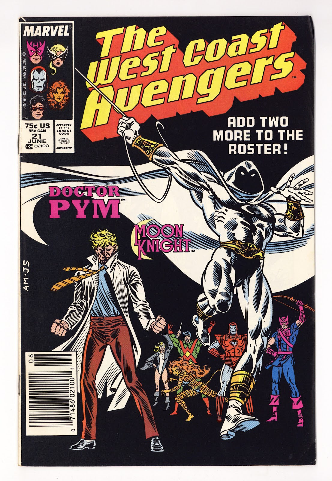 West Coast Avengers Vol 2 21  Mid Grade   (1987)   Newsstand