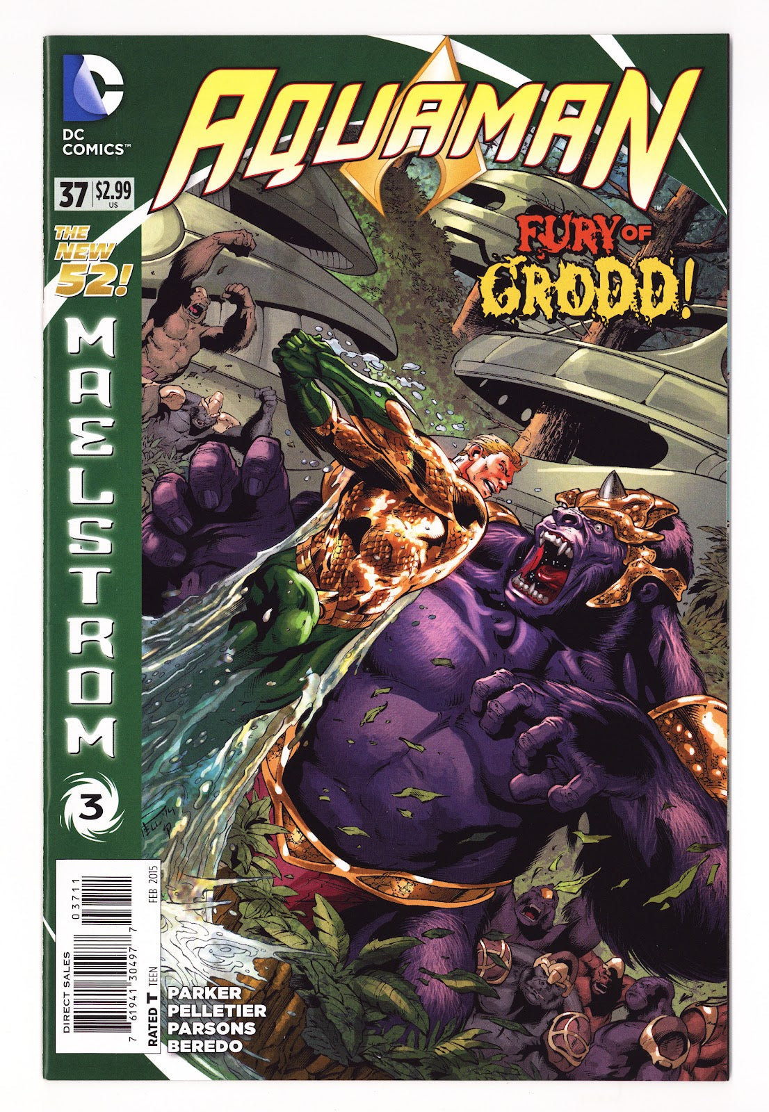 Aquaman Vol 7 37 High Grade (2015) Direct Sales 