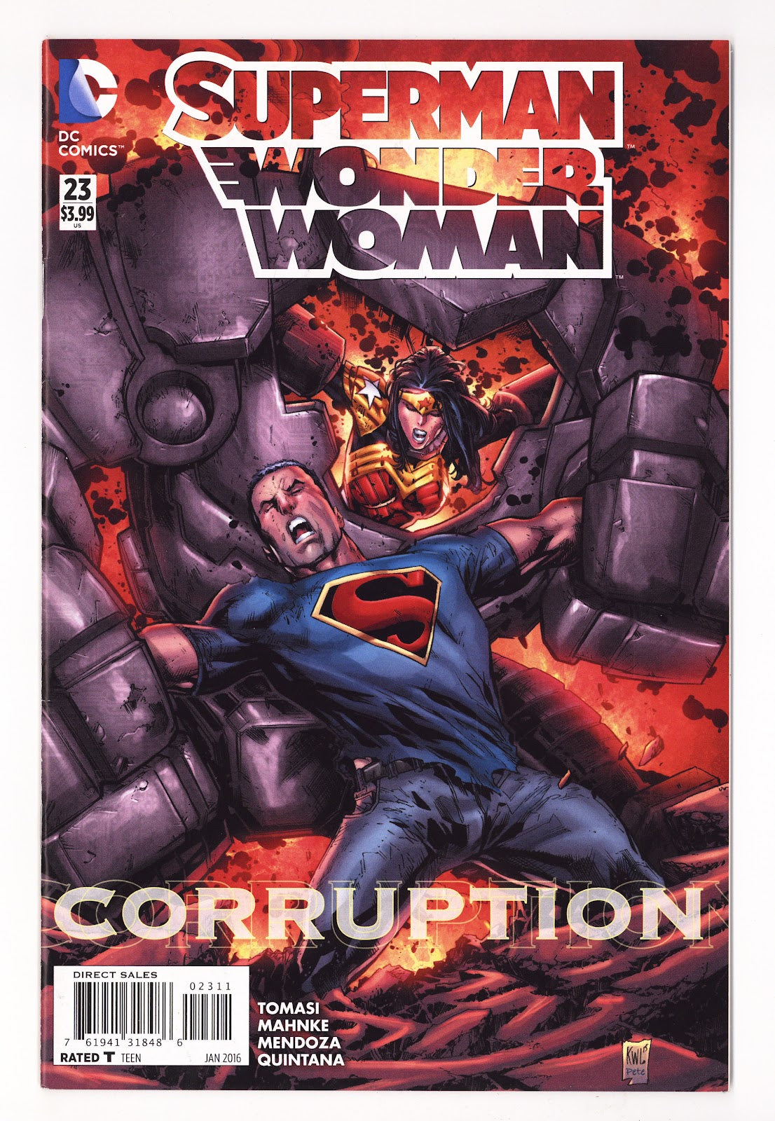 Superman / Wonder Woman   23  High Grade   (2016)     