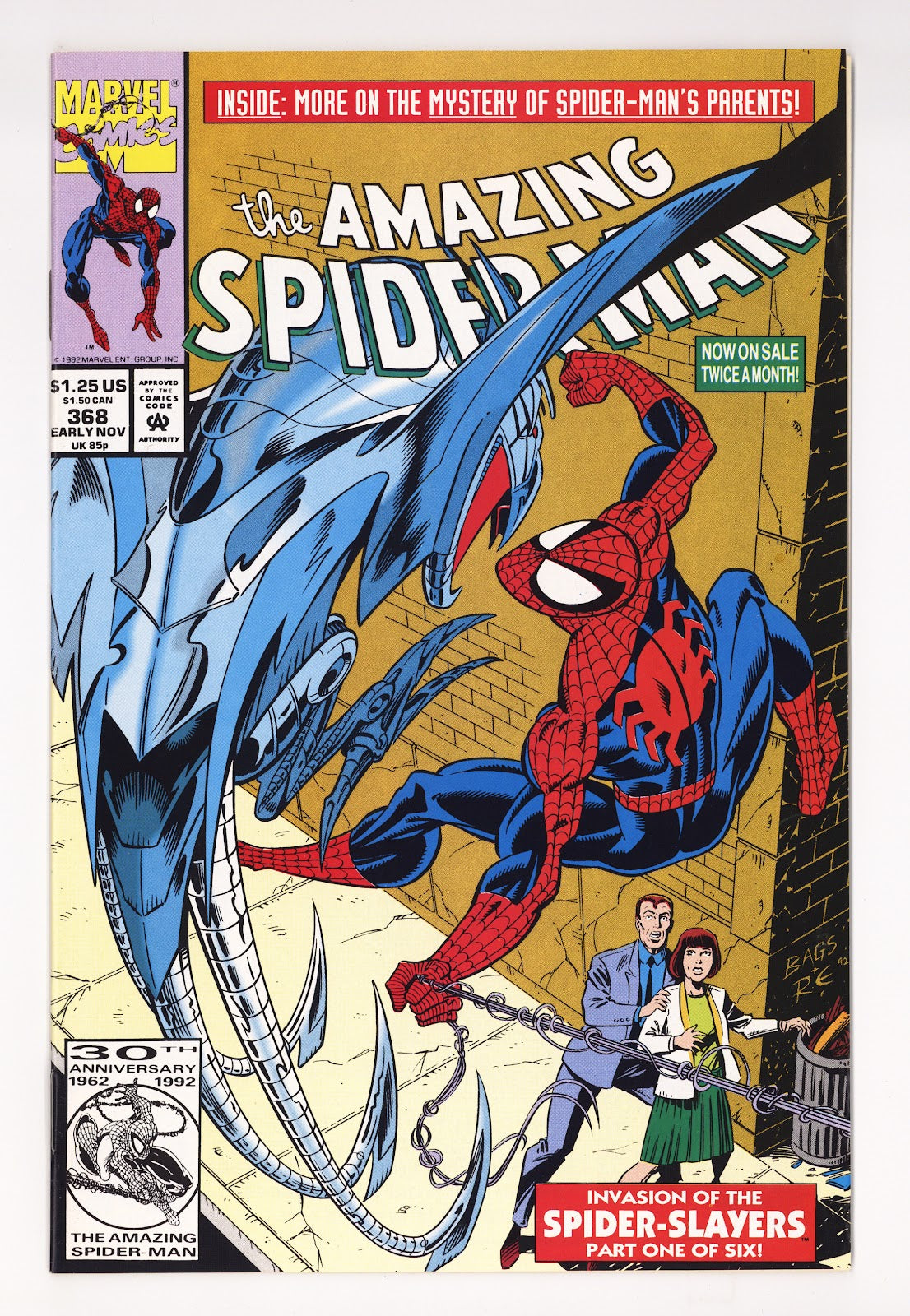 The Amazing Spider-Man Vol 1 368 Mid Grade (1992)  