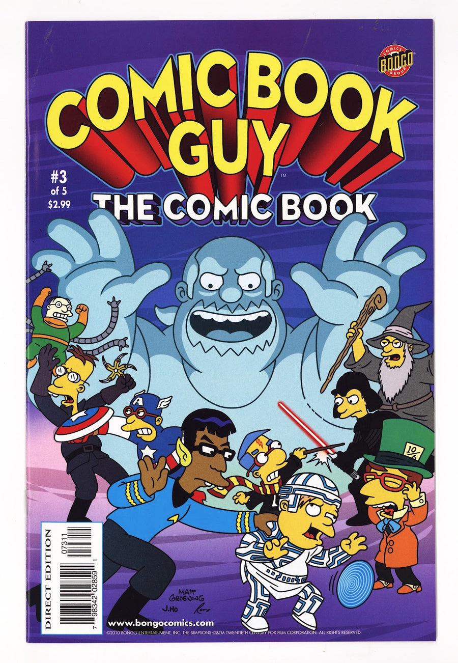 Bongo Comics Presents Comic Book Guy: The Comic Book   3  VF/NM (9.0)   (2010)     