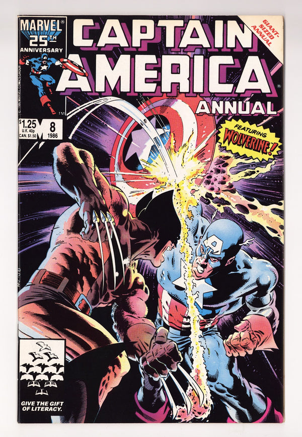 Captain America Annual Vol 1 8  VF (8.0)   (1986)