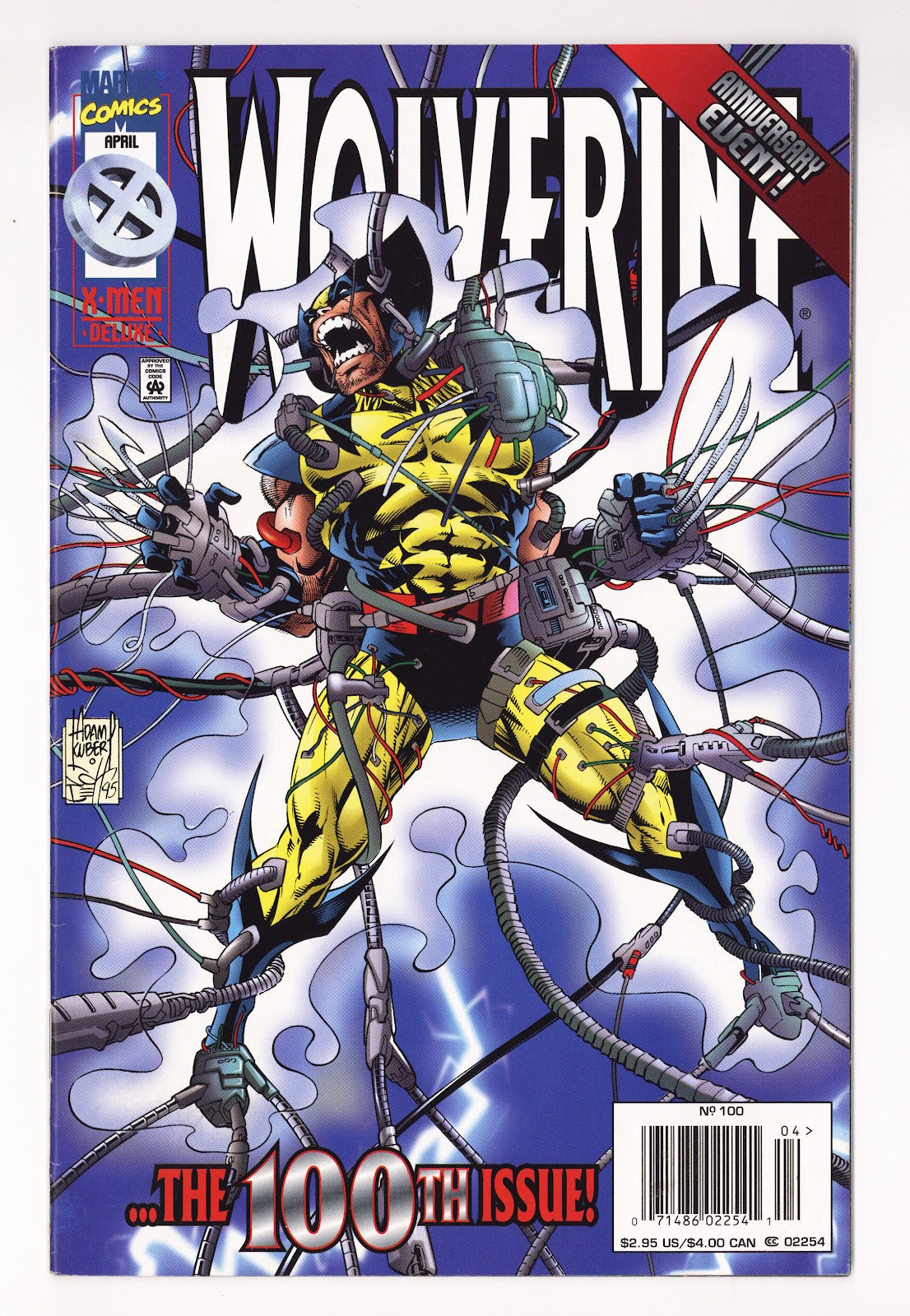 Wolverine Vol 2 100  Mid Grade   (1996)   Newsstand - Standard Cover  