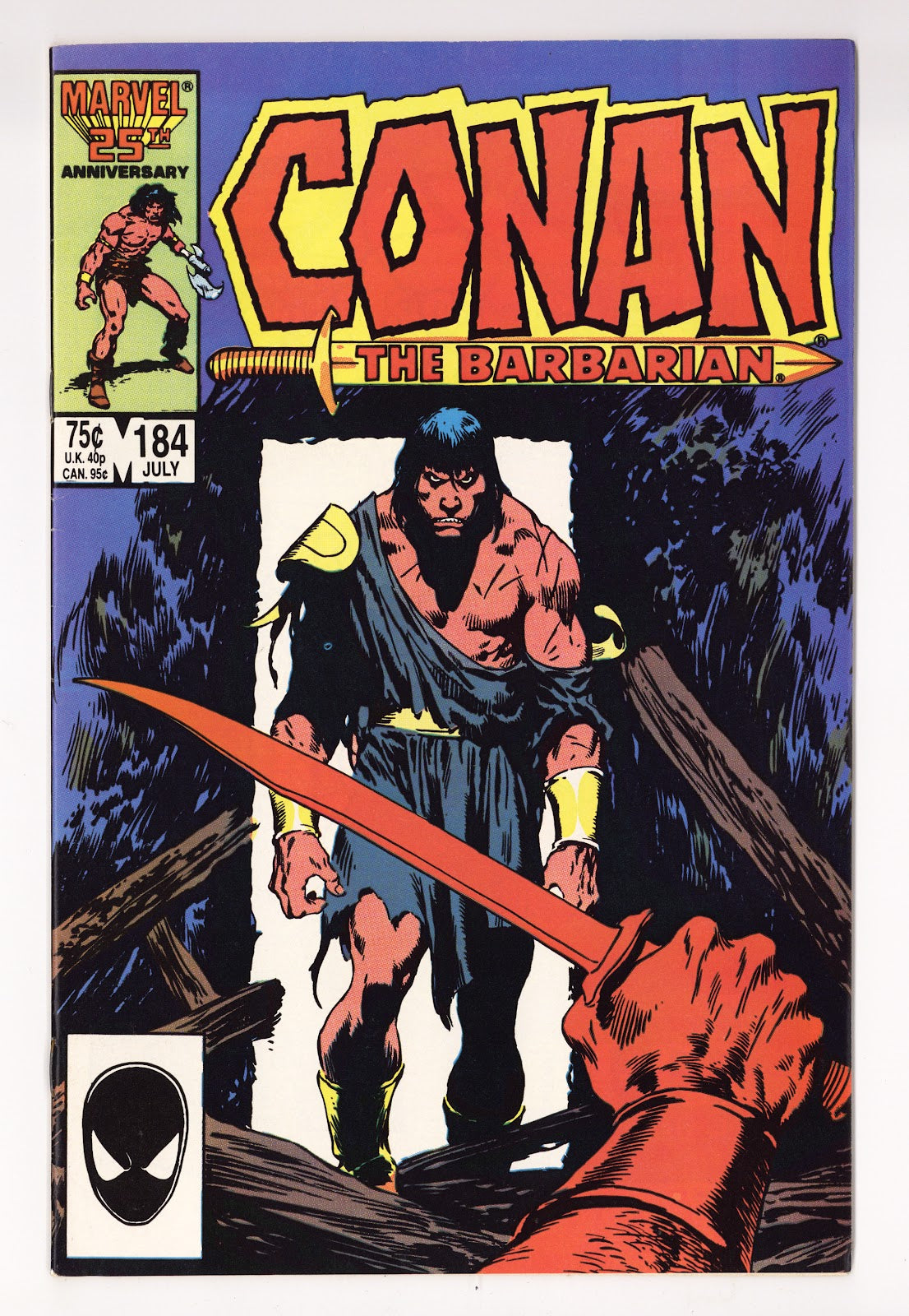 Conan the Barbarian Vol 1 184  Mid Grade   (1986)     