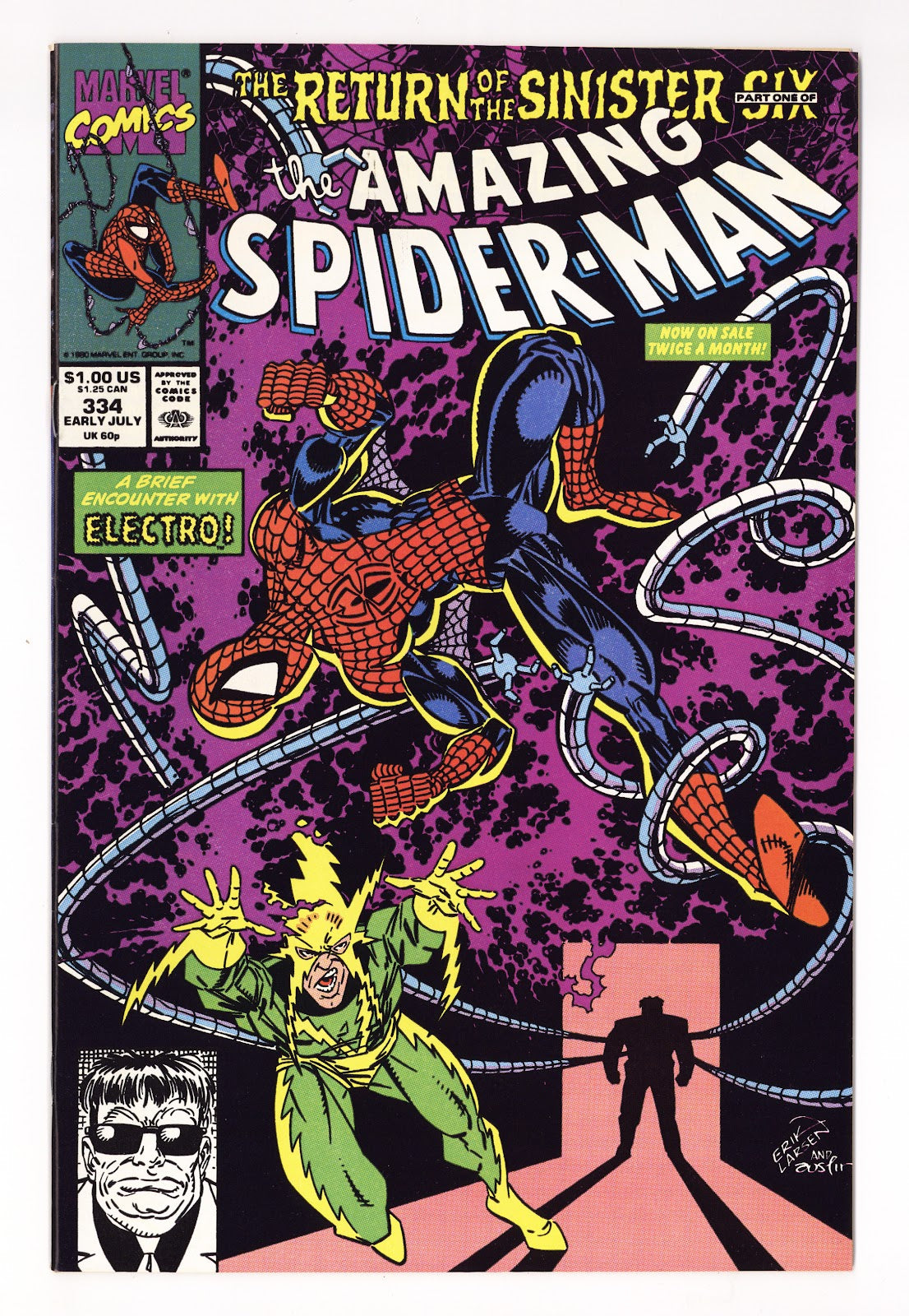 The Amazing Spider-Man Vol 1 334 High Grade (1990)  