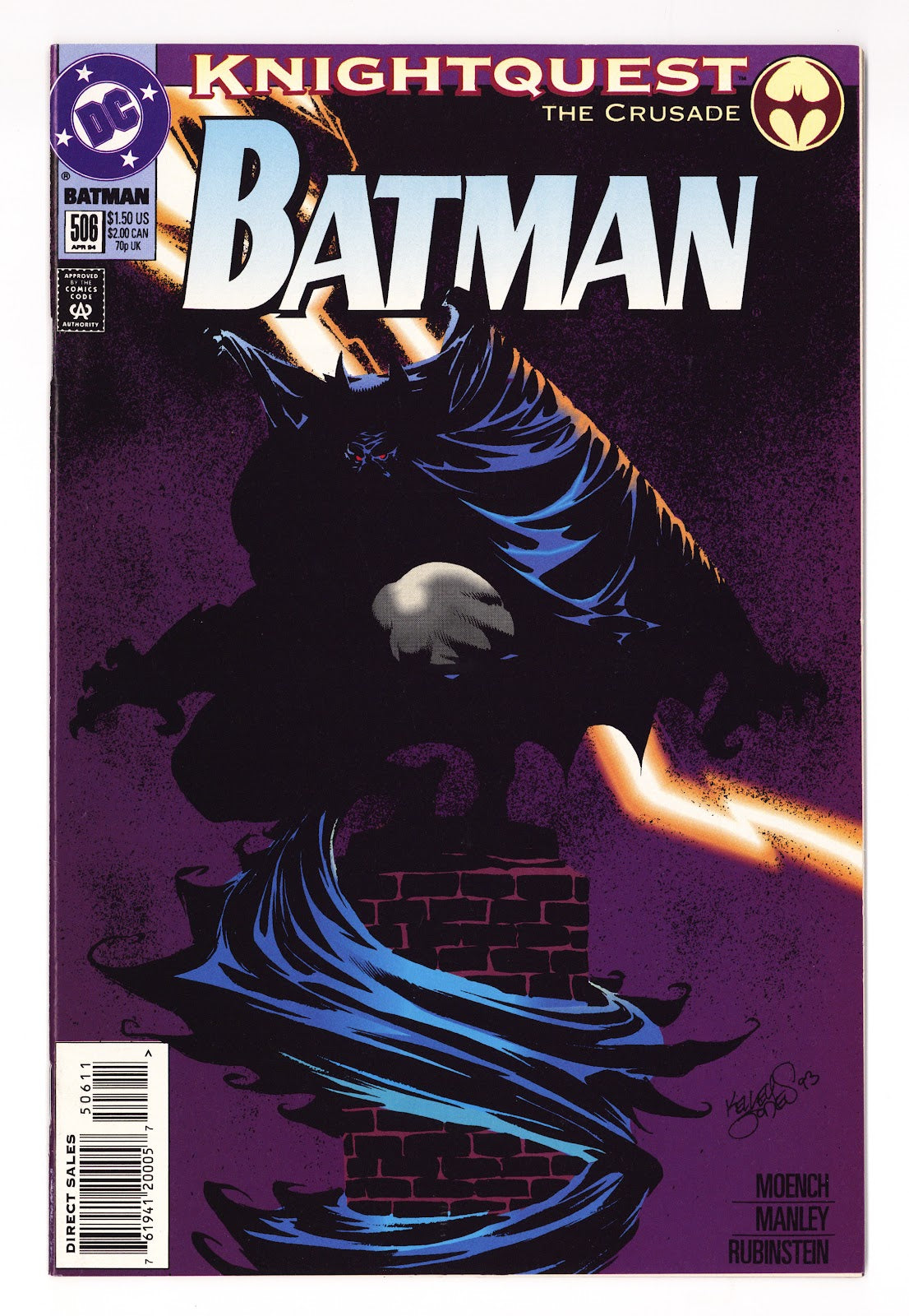 Batman Vol 1 506 High Grade (1994) Direct Sales 