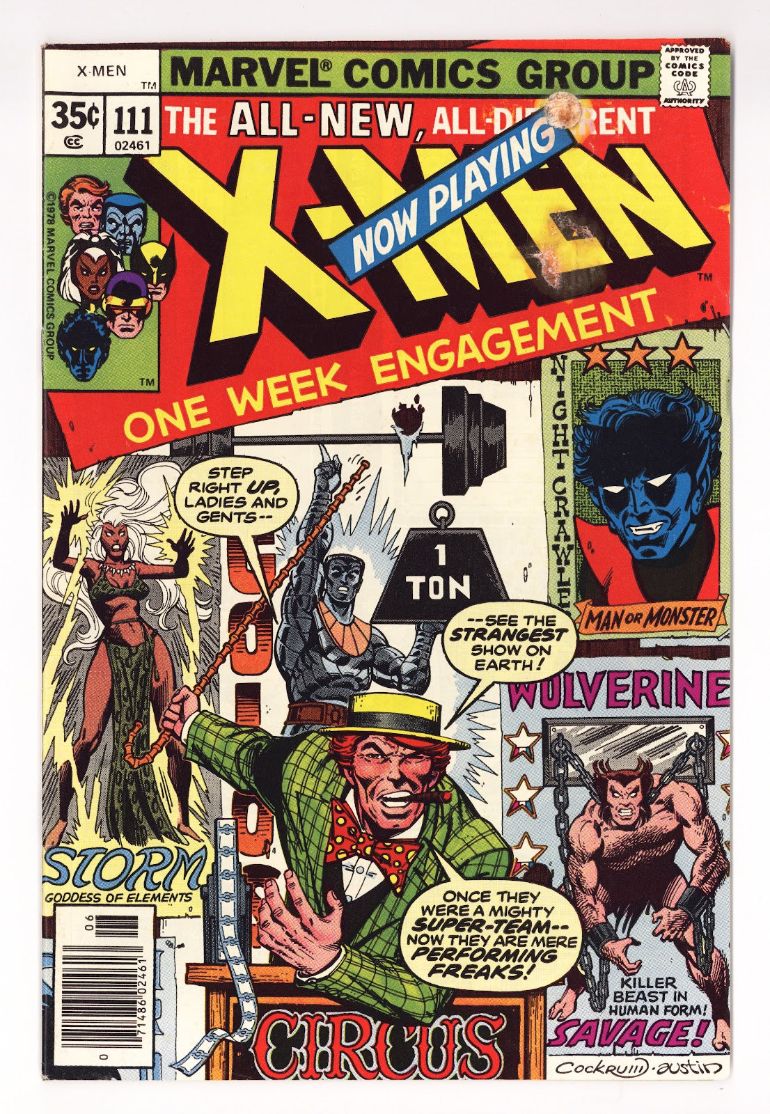The X-Men Vol 1 111 VG (4.0) (1978) 