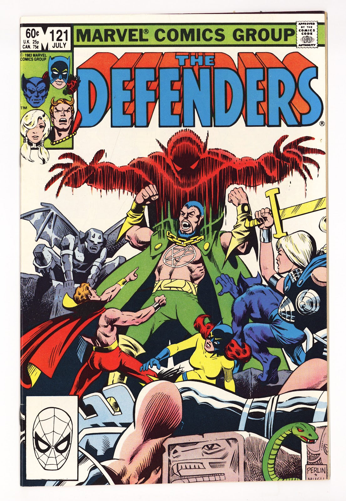 The Defenders Vol 1 121  Mid Grade   (1983)   Direct  