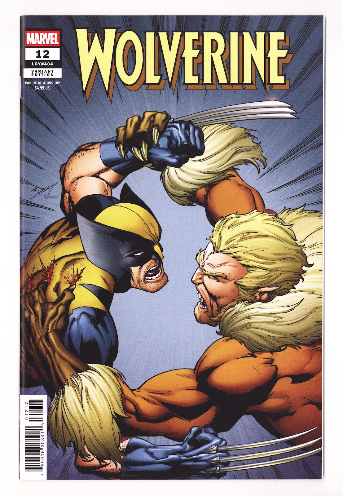 Wolverine Vol 8 12 (404)  High Grade   (2025) Bagley   Incentive Variant  