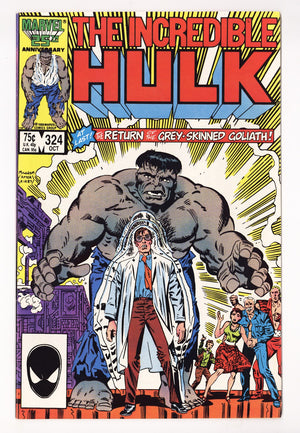 The Incredible Hulk Vol 1 324 VF- (7.5) (1986)
