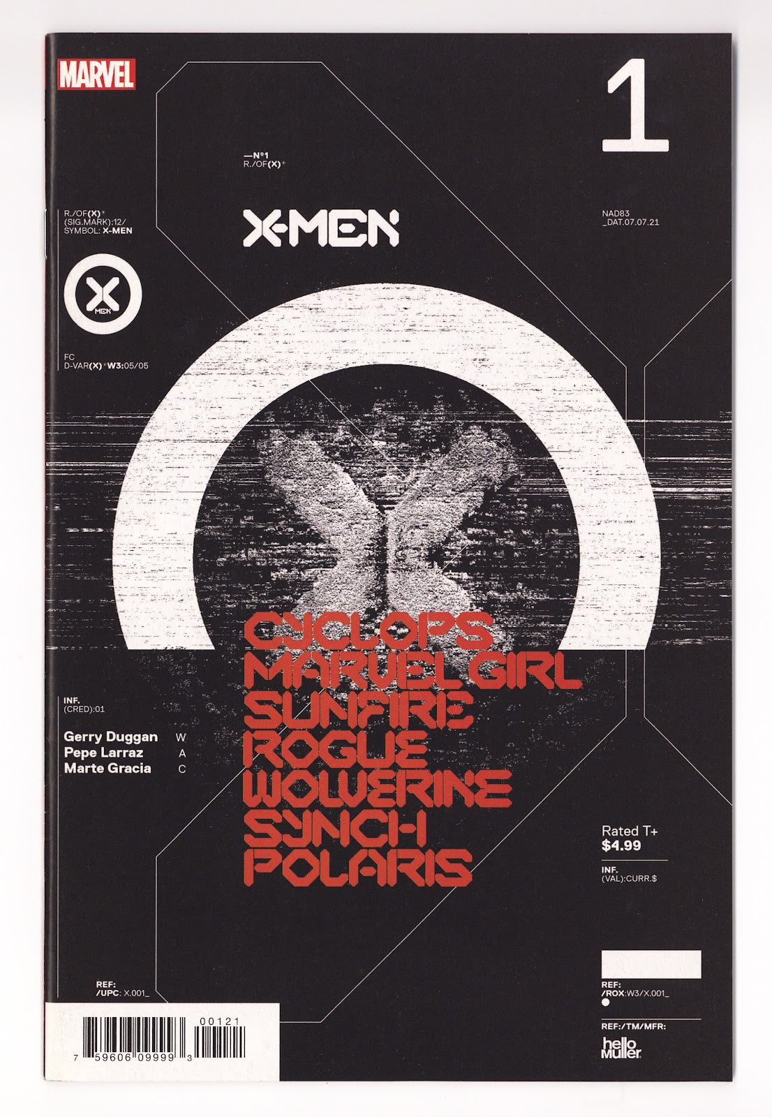 X-Men Vol 5 1 High Grade (2021) Muller Incentive Variant 