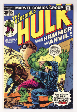 The Incredible Hulk Vol 1 182  FN/VF (7.0)   (1974)