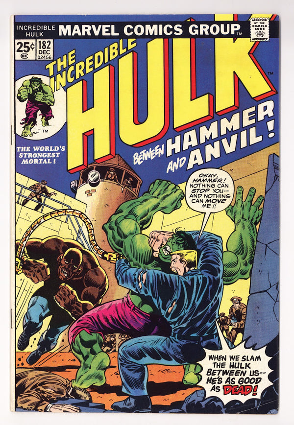 The Incredible Hulk Vol 1 182  FN/VF (7.0)   (1974)