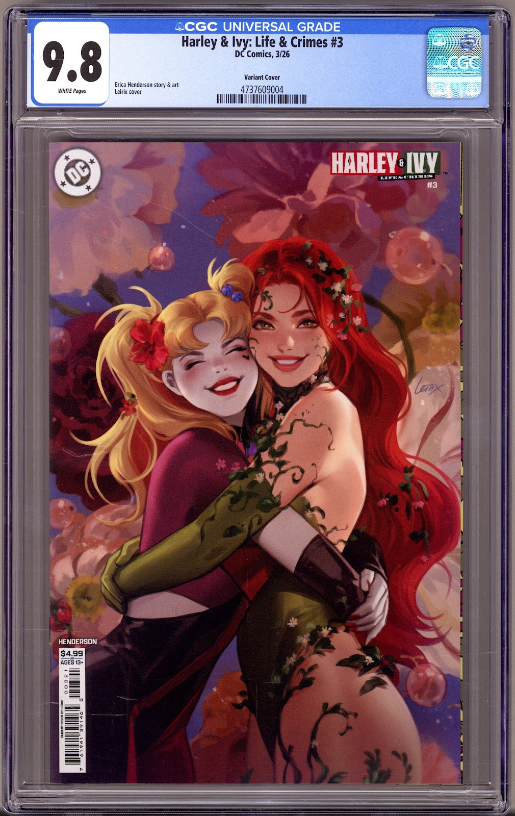 Harley & Ivy: Life & Crimes 3 CGC 9.8 (NM/M) (2026) Leirix Variant 