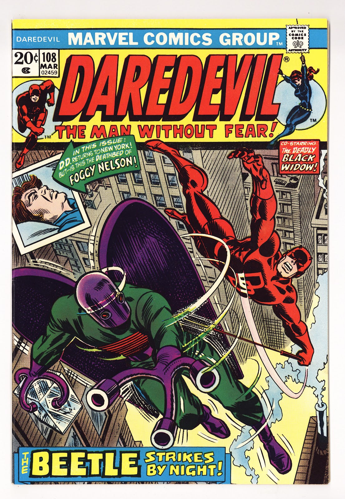 Daredevil Vol 1 108  VF+ (8.5)   (1974)