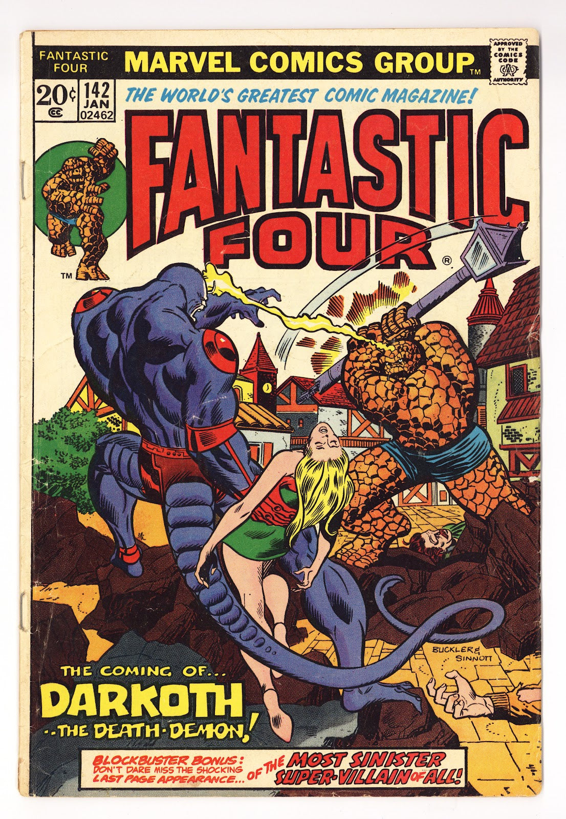 Fantastic Four Vol 1 142 Low Grade (1974) 