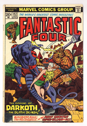 Fantastic Four Vol 1 142 Low Grade (1974)