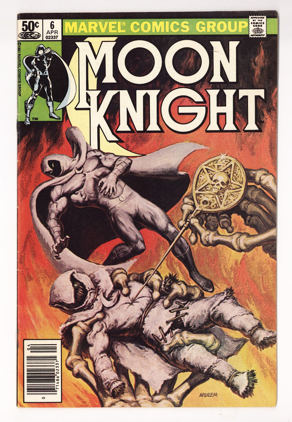 Moon Knight Vol 1 6 Mid Grade (1981) Newsstand