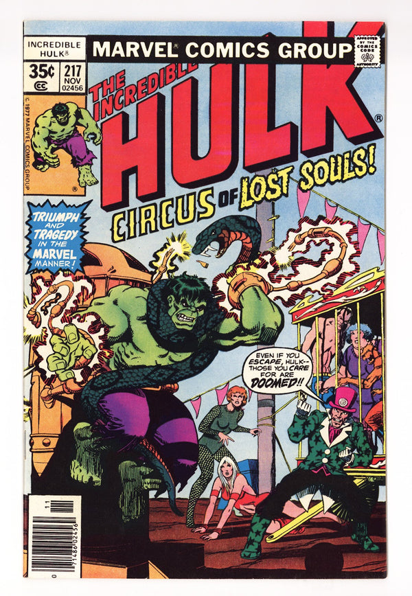 The Incredible Hulk Vol 1 217  Mid Grade   (1977)