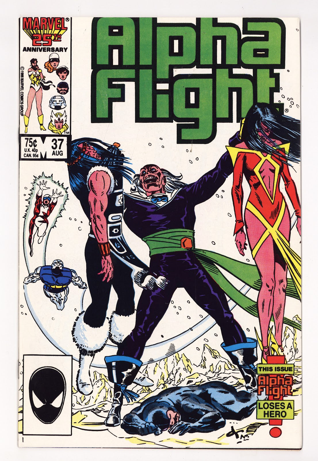 Alpha Flight Vol 1 35  High Grade   (1986)   Direct  