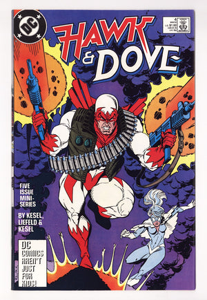 Hawk and Dove Vol 2 4  High Grade   (1988)   Direct