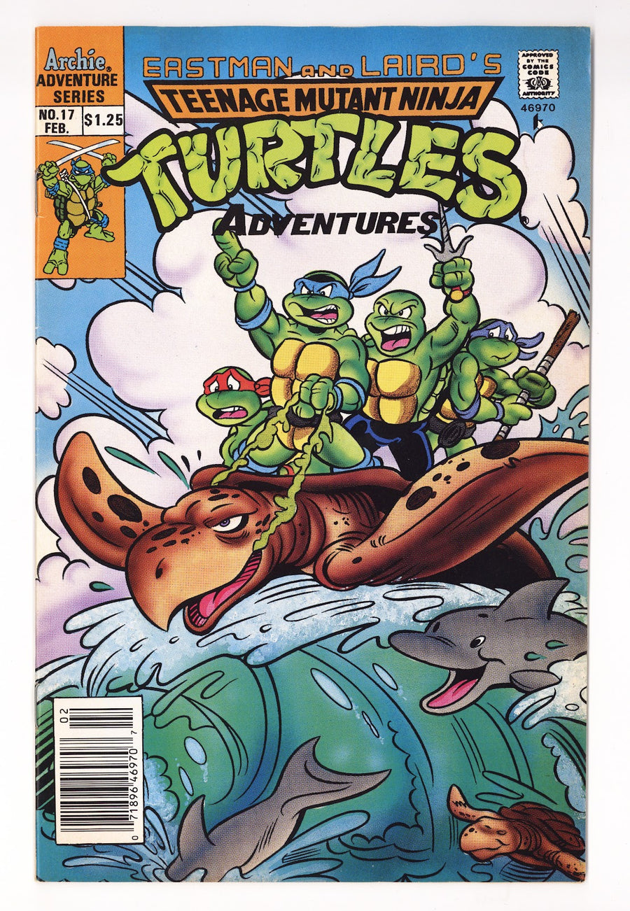 Teenage Mutant Ninja Turtles Adventures Vol 2 17  FN (6.0)   (1991)   Canadian  