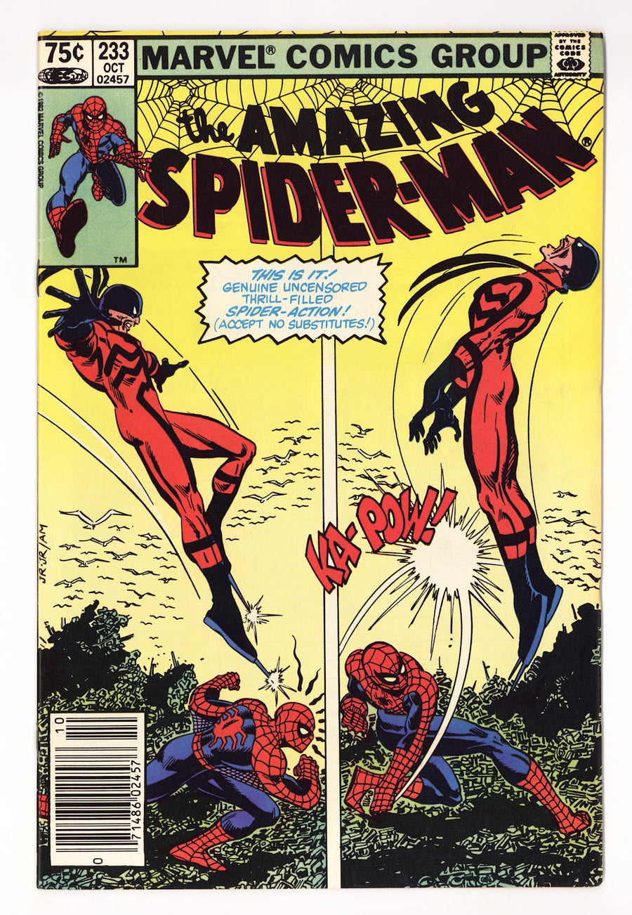 The Amazing Spider-Man Vol 1 233  Low Grade   (1982) Canadian   Canadian Price Variant