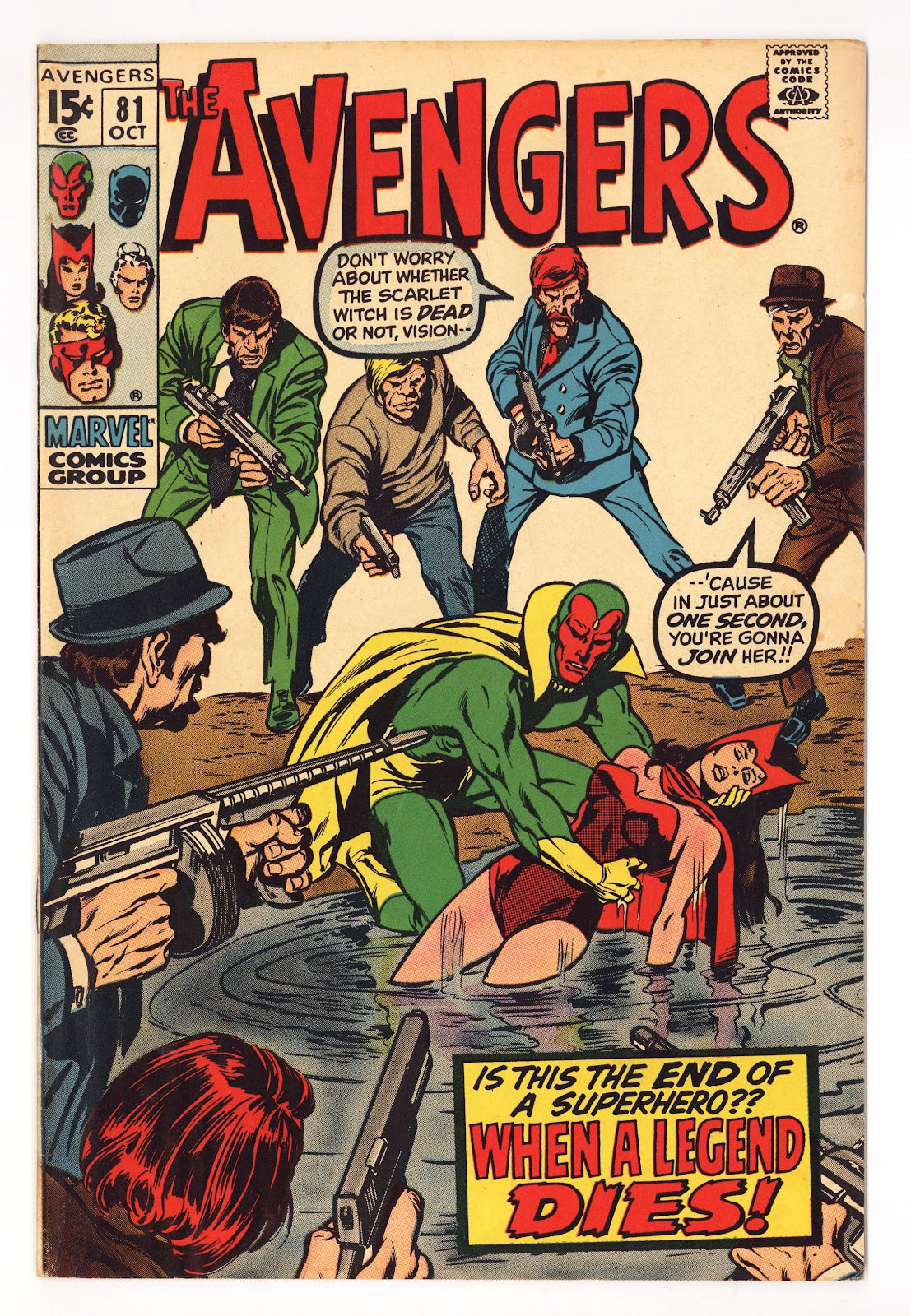 The Avengers Vol 1 81 VG/FN (5.0) (1970) 