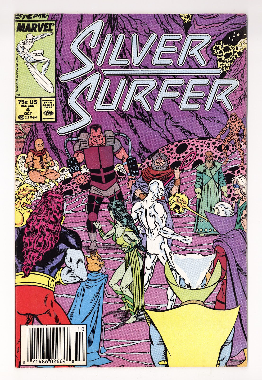 Silver Surfer Vol 3 4  Mid Grade   (1987)   Newsstand
