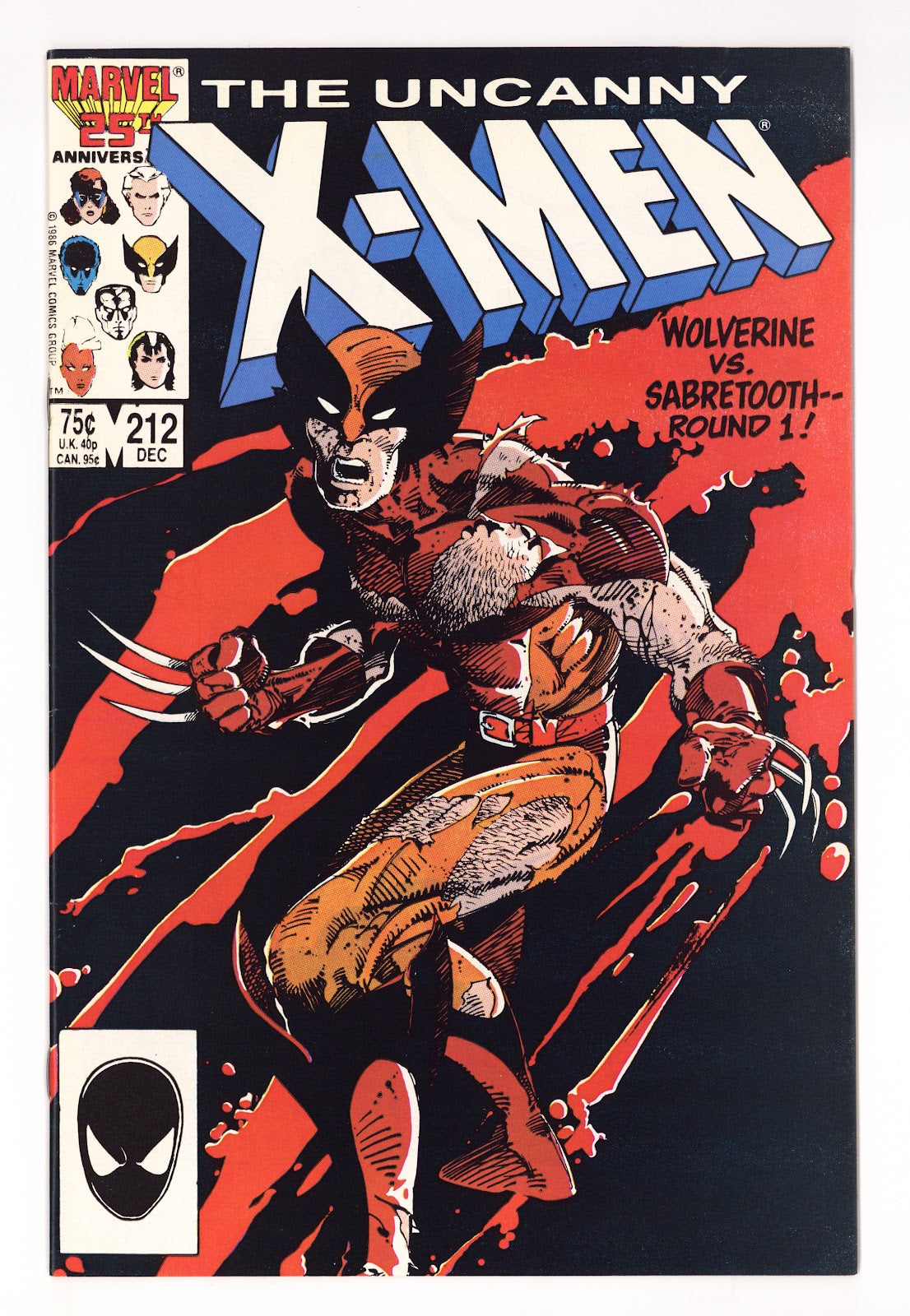 The Uncanny X-Men Vol 1 212  FN/VF (7.0)   (1986)     