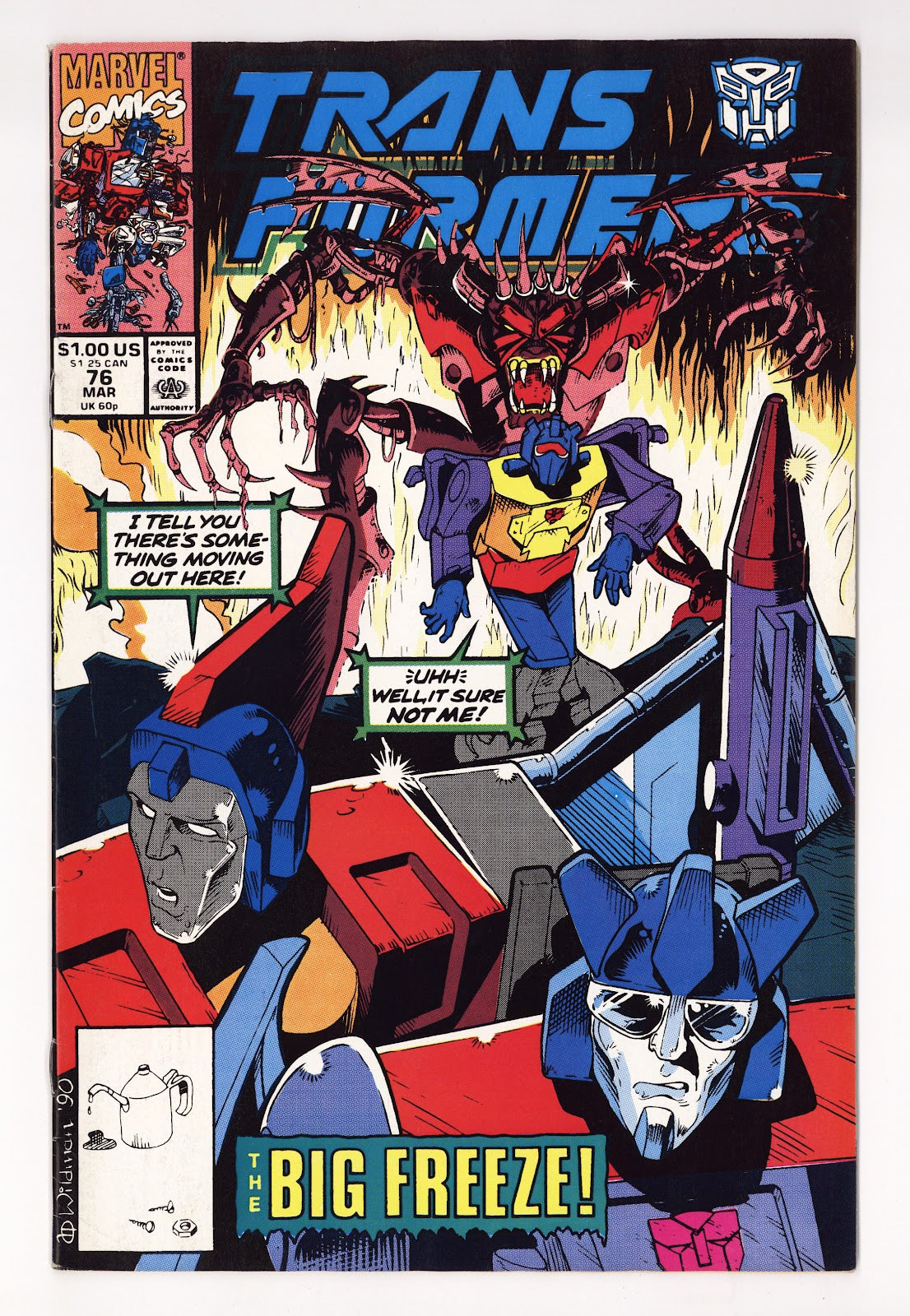 The Transformers Vol 1 76  VF- (7.5)   (1991)     