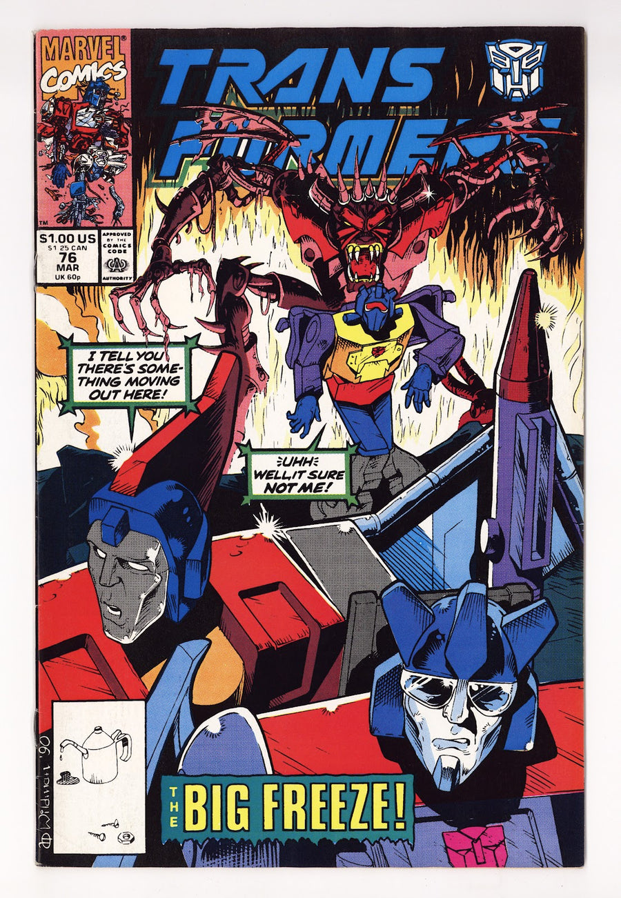 The Transformers Vol 1 76  VF- (7.5)   (1991)     