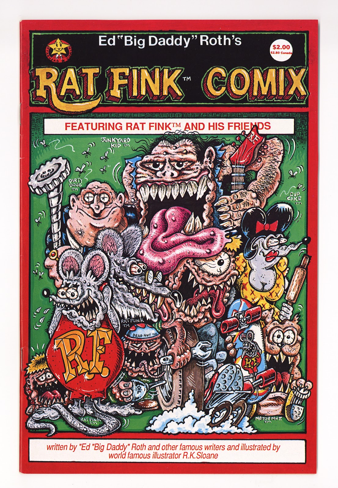 Ed Big Daddy Roth's Rat Fink Comix   1  VF (8.0)   (1987)     