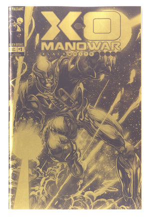 X-O Manowar: Black White & Gold #1 (2026) Quesada Foil Variant
