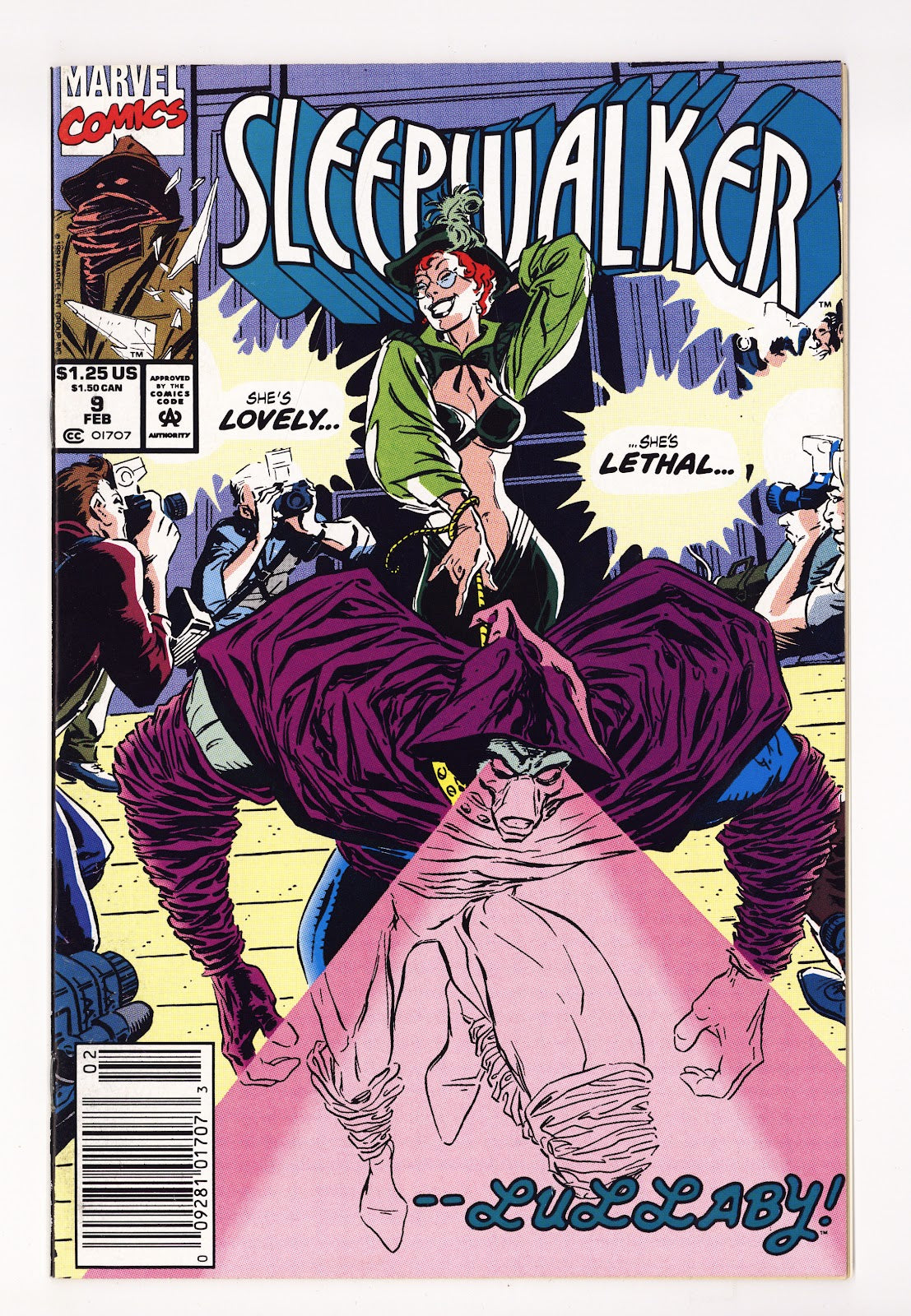Sleepwalker 9 High Grade (1992) Newsstand 